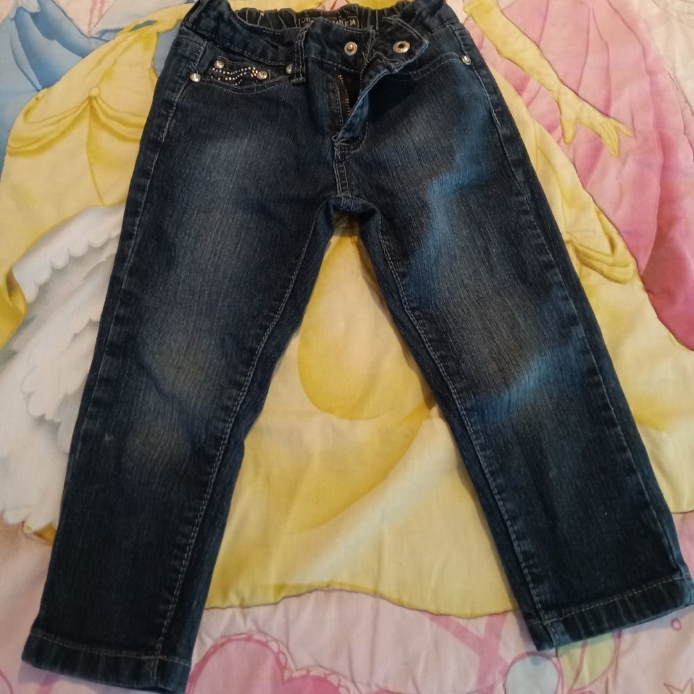 Vintage Harlem brand Girls Stretch Jeans - Size: 4.  (0249)